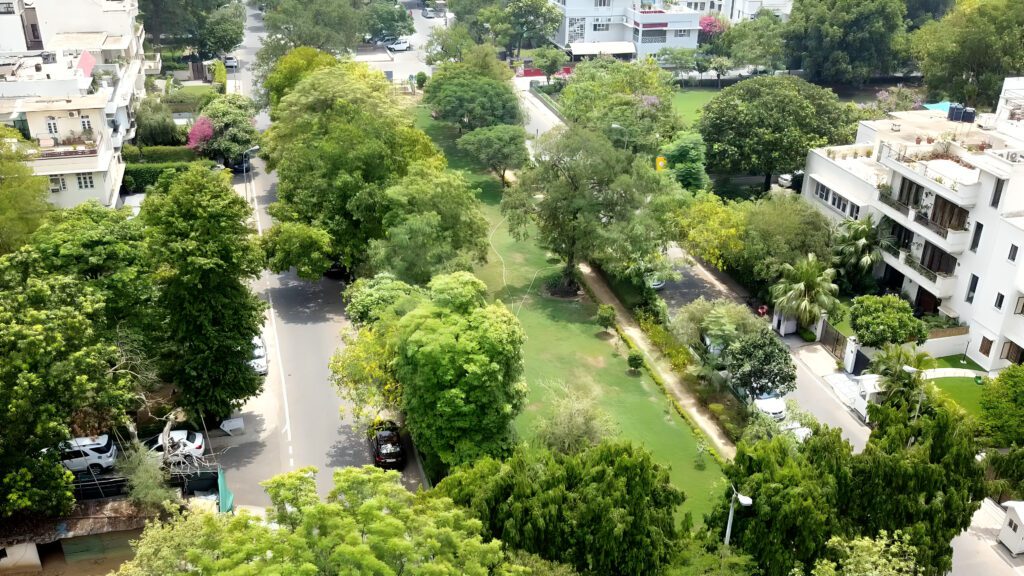 Aerial View Of Jor bagh
