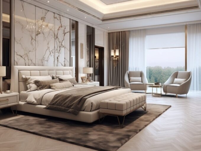Opulent Apartment Interiors of first floor for sale in Green par extension