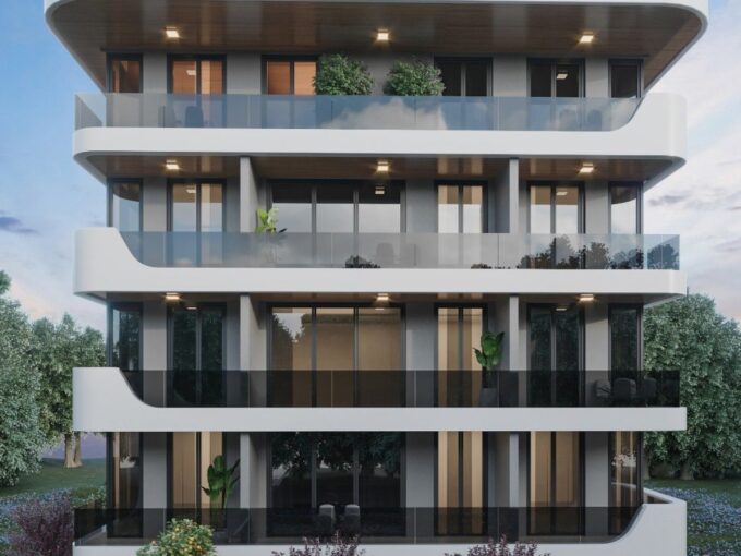 Elevation picture of a third floor with terrace garden for sale in vasant vihar