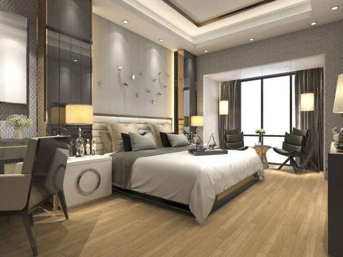 Bedroom picture of third floor with terrace garden apartment in GK 2